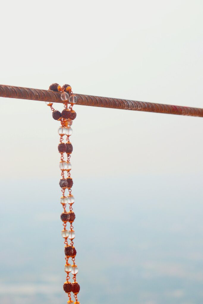 Royal Rudraksha and Onyx Fusion Mala